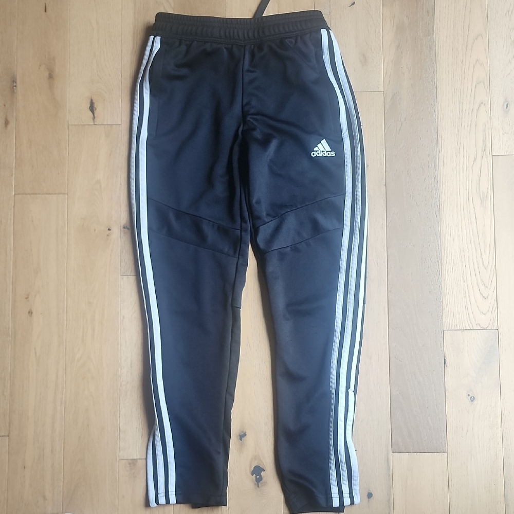 Adidas Girls Black Track Pants – Size Large